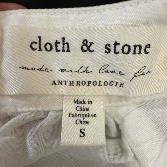 Cloth & Stone Anthropologie White Sleeveless Blouse - S - Picture 6 of 8